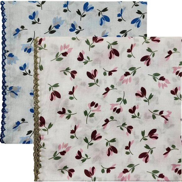 2 Pack Cotton Bandana Headbands Large 28x28in Multi-Use Women Girls Pets - Picture 1 of 7